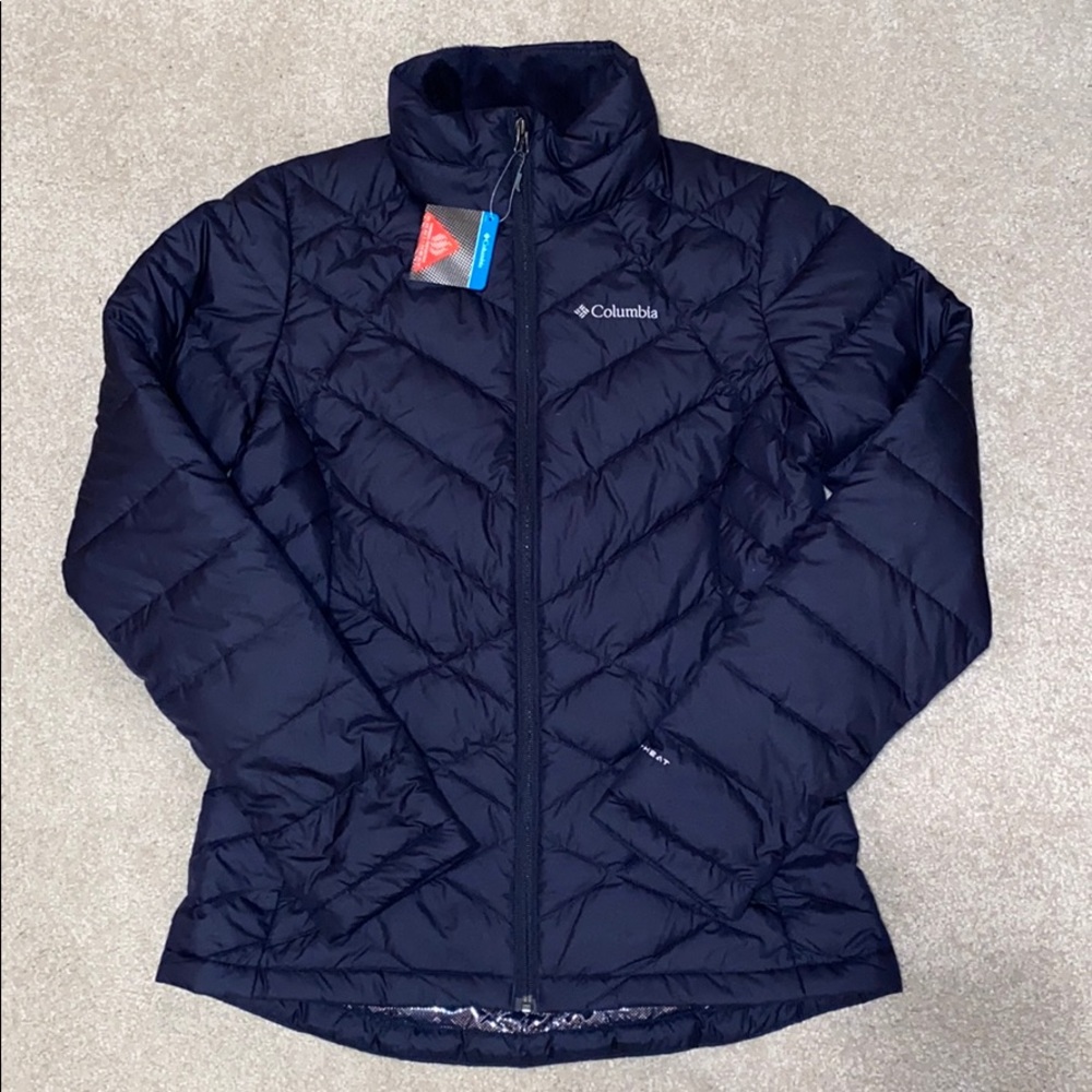 Columbia Heavenly Coat in Navy, Size Small